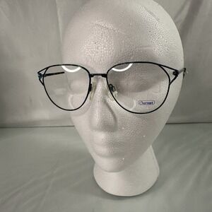 NEW CHARMANT 4244 PO-Teal, Black, Turquoise-Authentic-Full Rim-Frames Only